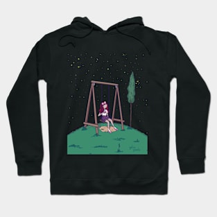 girl swinging Hoodie